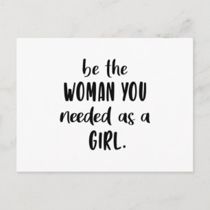 Carte Postale Fête Fille Puissance Femme Femme Féminisme Cadeau