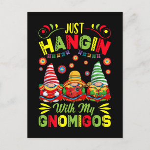 Carte Postale Fête mexicaine des Gnomes Cinco De Mayo