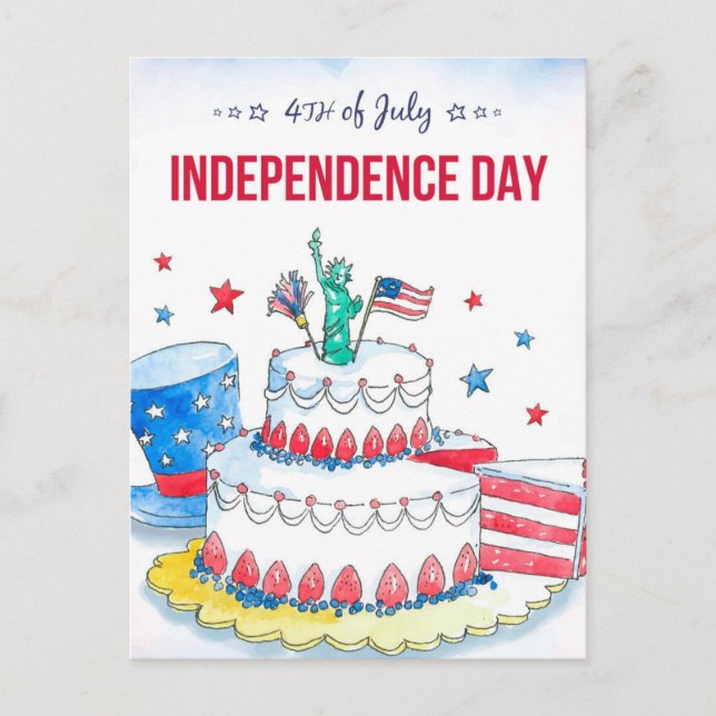 Carte Postale Fête patriotique (Devant)