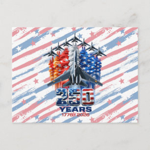 Carte Postale Fête patriotique du 250e anniversaire du 4 juillet