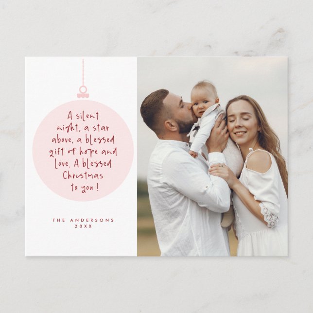 Carte Postale Fête religieuse, Joyeux Noël, Photo de famille chr (Devant)