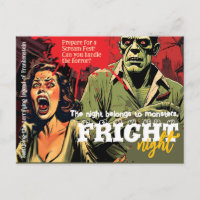 Fête rétro Frankenstein Halloween horreur Vintage