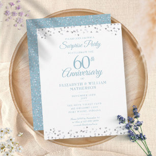 Carte Postale Fête surprise pour les 60 ans de mariage avec des 
