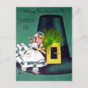 Carte Postale Fête vintage de la St Patrick