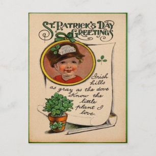 Carte Postale Fête vintage de la St. Patrick