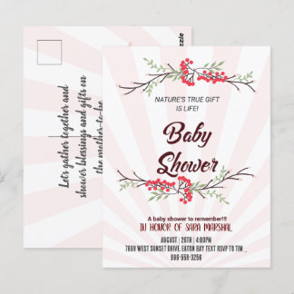 Carte Postale Fêter l'arrivée de votre petit miracle !