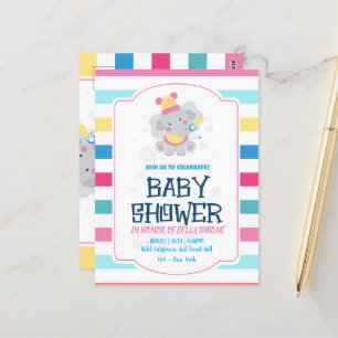 Carte Postale Fêter l'arrivée de votre petit miracle !