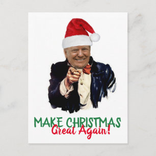 Carte Postale Fêtes de Noël du président Donald Trump