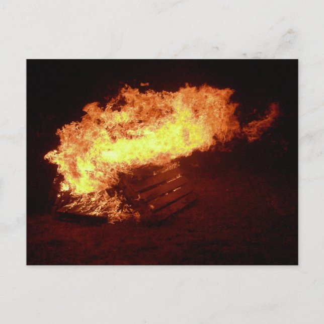Carte Postale Feu (Devant)
