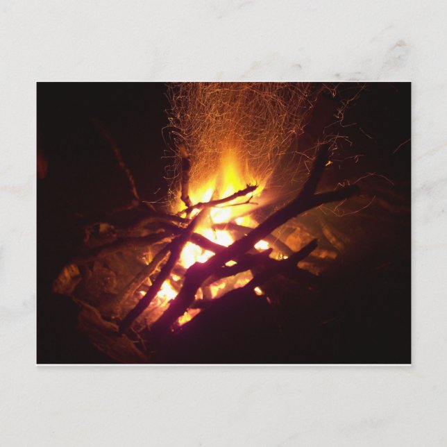 Carte Postale Feu (Devant)