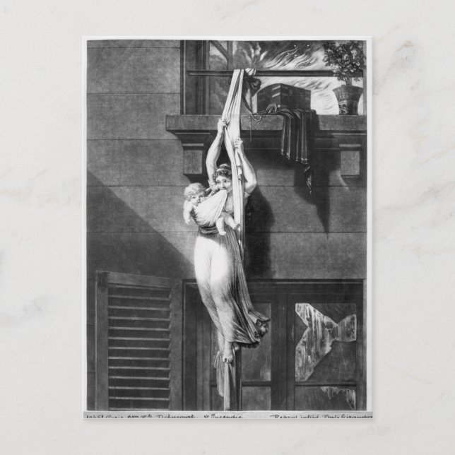 Carte Postale Feu (Devant)