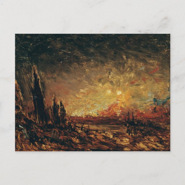 Carte Postale Feu (Devant)