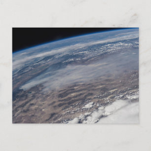 Carte Postale Feu Autour Du Parc National De Yosemite.