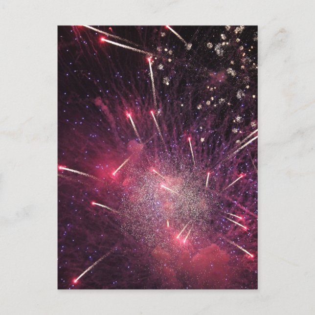 Carte Postale Feu d'artifice ! (Devant)