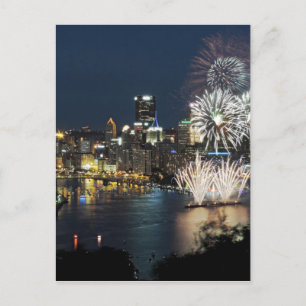 Carte Postale Feu d'artifice de Pittsburgh