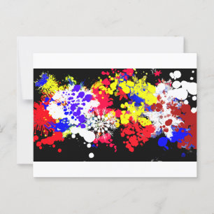 Carte Postale Feu d'artifice du 4 juillet