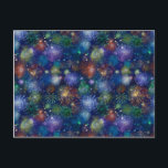 Carte Postale Feu d'artifice festif<br><div class="desc">Des feux d'artifice colorés explosent dans le ciel.</div>