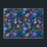 Carte Postale Feu d'artifice festif<br><div class="desc">Des feux d'artifice colorés explosent dans le ciel.</div>