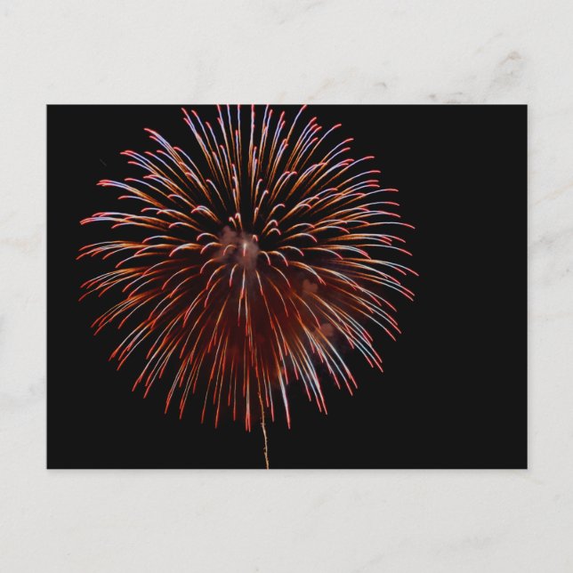 Carte Postale Feu d'artifice (hanabi) (Devant)
