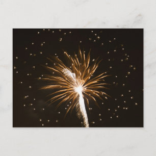 Carte Postale Feu d'artifice sur la rivière Savannah