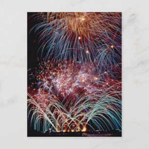 Carte Postale Feu d'artifice unique, Toronto, Ontario, Canada