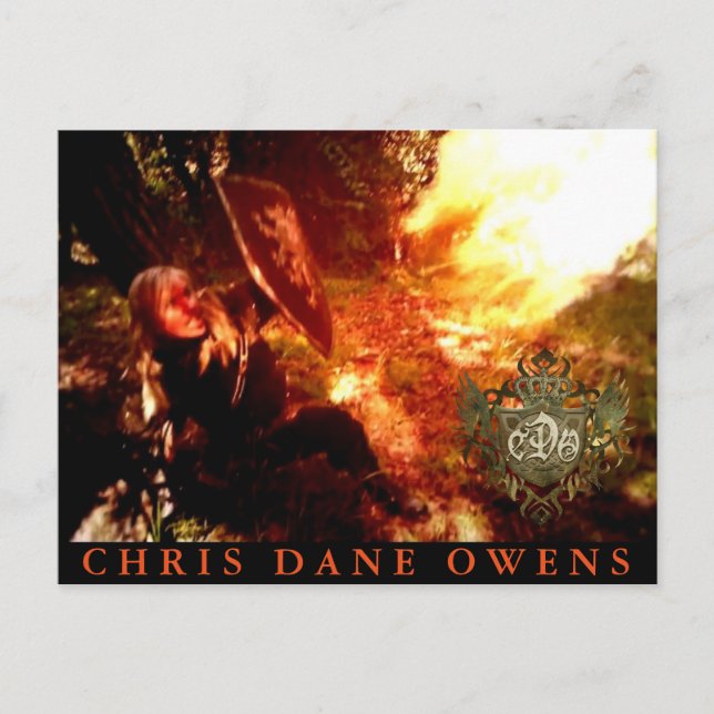 CARTE POSTALE FEU DE DRAGON (Devant)