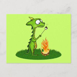 Carte Postale Feu de dragon