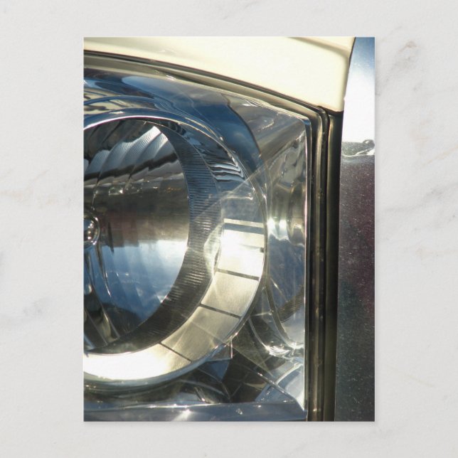 Carte Postale Feu de tête de camion sale (Devant)