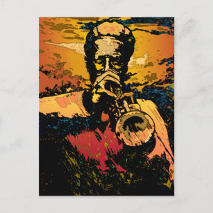 Carte Postale Feu de trompette
