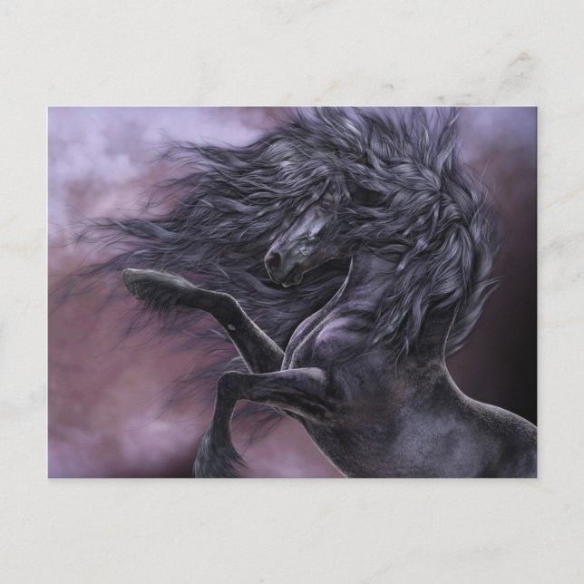 Carte postale Feu d'ébène (Devant)