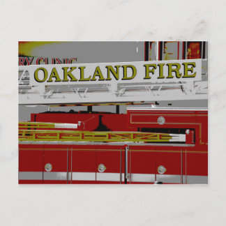 Carte Postale Feu d'Oakland