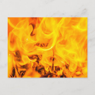 Carte Postale Feu et flammes