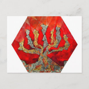 Carte Postale Feu rouge