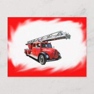 Carte Postale Feuerwehr-Postkarte