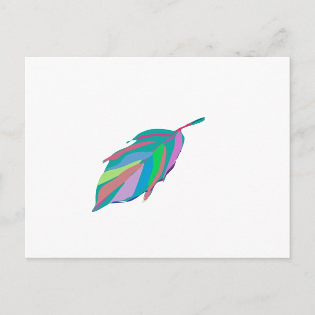 Carte Postale Feuille (Devant)