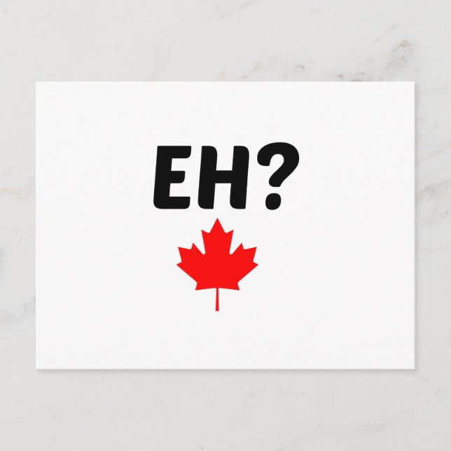 CARTE POSTALE FEUILLE DE CARTOGRAPHIE EH CANADA (Devant)