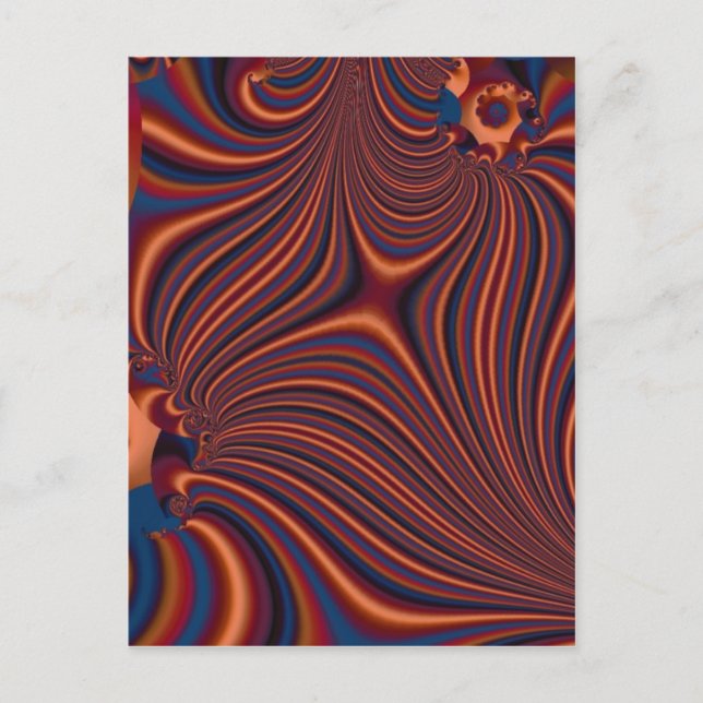 Carte Postale feuille de cuivre (Devant)