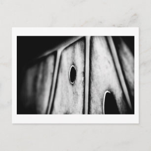 Carte Postale feuille est chez elle