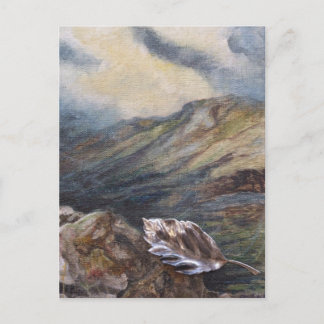 Carte postale Feuille "Voyage sur"