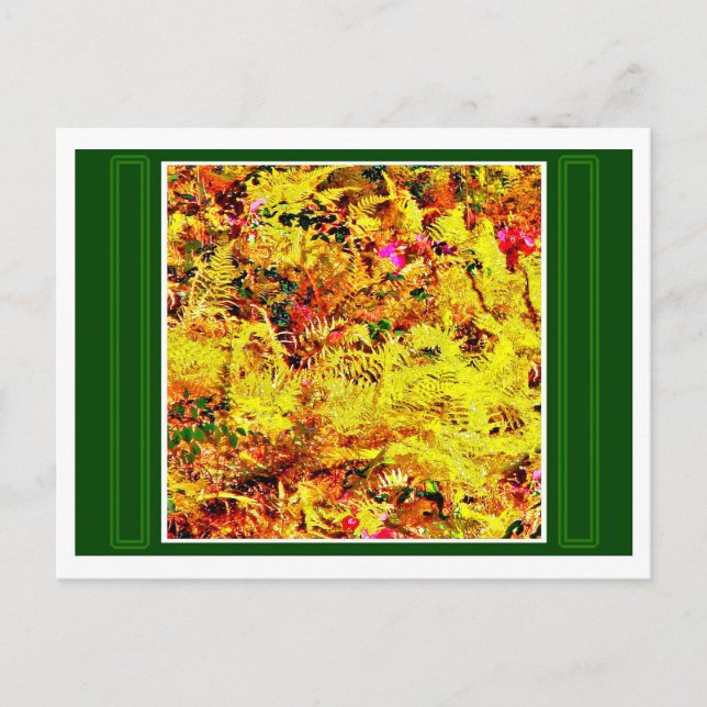 Carte Postale Feuilles d'automne (Devant)