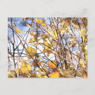 Carte Postale Feuilles d'automne