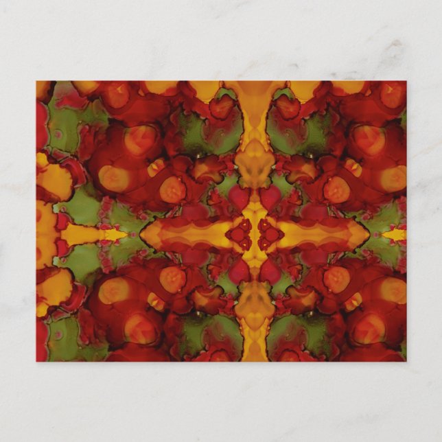 Carte Postale Feuilles d'automne (Devant)