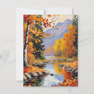 Carte Postale Feuilles d'automne
