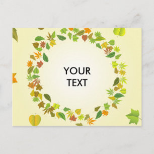 Carte Postale Feuilles d'automne