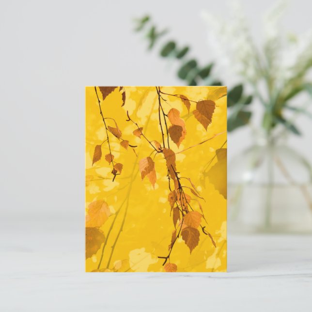 Carte Postale Feuilles d'automne 3 (Debout devant)