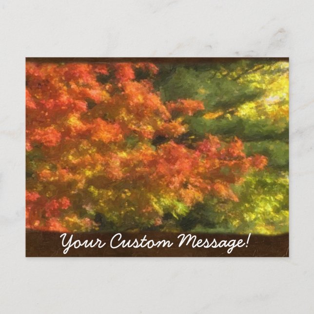 Carte Postale Feuilles d'automne 7 (Devant)