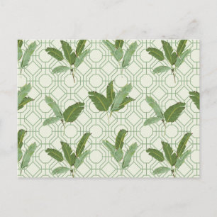 Carte Postale Feuilles de palmiers tropicaux