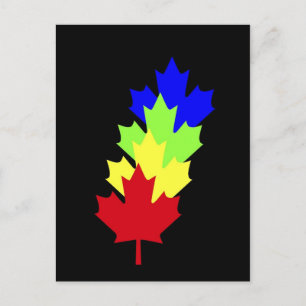 Carte Postale Feuilles d'érable - Canada