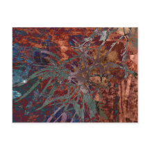 FEUILLES SUR CARAPACE DE TORTUE