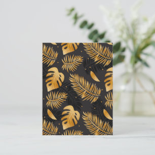 Carte Postale Feuilles Tropicales 14